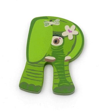 Wooden Animal Letter ''R''