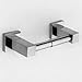 Newport Brass 19-28 Cube 2 Double Post Tissue Holder, Satin Nickel