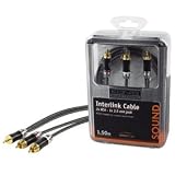 K&ouml;nig Audio Kabel (2x Cinch, 0,75 m)