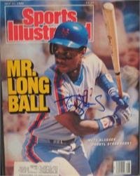 Darryl Strawberry autographed Sports Illustrated Magazine (New York Mets)