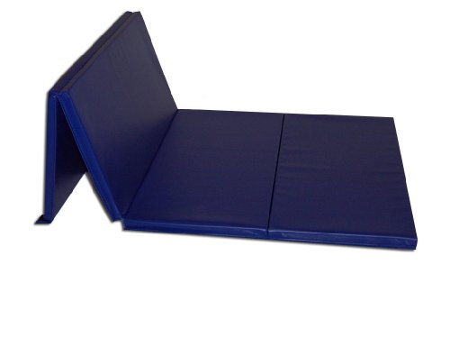 GSC 2 Inch Thick Bonded Foam Mat With Velcro Ends - Blue 4 x 8 Foot
