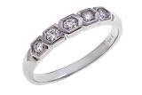 14K White Gold Diamond Anniversary Band
