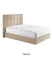 Modern Button Storage Bedstead - Natural
