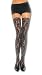 Rose Lace Stockings Thigh High With Lace Top Leg Avenue 