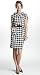 CHETTA B HOUNDSTOOTH DRESS