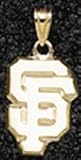 San Francisco Solid 14K Gold Giants 5/8-inch 