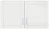 Pharao24 Küchen Hängeschrank 100 weiss Italia
