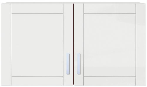 Pharao24 Küchen Hängeschrank 100 weiss Italia
