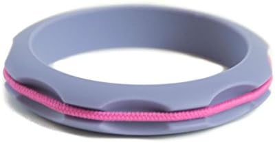 Hairbanglez Miniz Kids Sporty Silicone Fashion Hair Band Bracelet - Light Purple