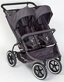 Phil & Teds E3 Buggy Twin Stroller - Black (Closeout)