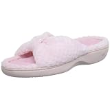 Isotoner Knot Front Popcorn Mule Slippers Slides