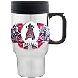 Los Angeles Angels Stainless Steel 18 oz Travel Beverage Mug - MLB Baseball Fan Shop Sports Team Merchandise
