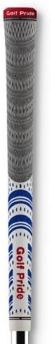 Golf Pride New Decade MultiCompound Platinum Midsize Grips, White/Blue/Red by Hireko Golf