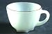 Fire King Anchor Hocking 1950s Milk Glass Cup W Gold Trim Cryst Classic Pattern