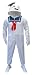 Ghost Busters Stay Puft Marshmallow Man Adult Footie Onesie Pajamas