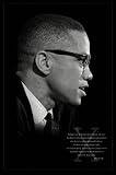 Malcolm X (Brotherhood) Art Poster Print - 24x36 Poster Print, 24x36 Photography Poster Print, 24x36