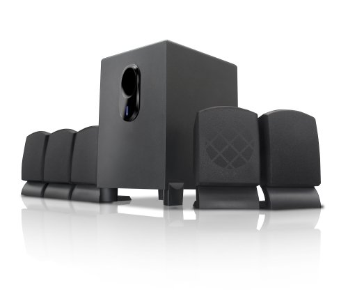 Coby CSP96 300-Watt 5.1-Channel Home Theater Speaker System (Black)