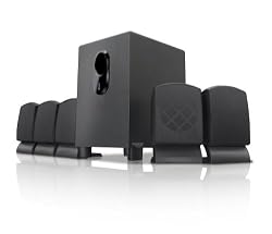 Coby CSP96 300-Watt 5.1-Channel Home Theater Speaker System (Black)