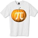 Pumpkin Pi T-Shirt Standard Cotton