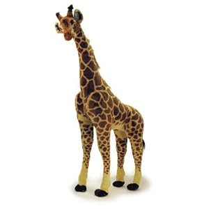 World Safari Plush Animals Standing Giraffe with Sound (58) by 