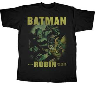  Batman & Robin Night Detectives Mens T-shirt