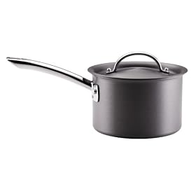 Anolon Nonstick Hard-Anodized 3-Quart Covered Saucepan by Anolon