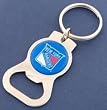 New York Rangers Blue Logo Bottle Opener Keychain