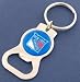 New York Rangers Blue Logo Bottle Opener Keychain