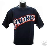 MLB San Diego Padres Print Applique Team Color Crew Neck T-Shirt