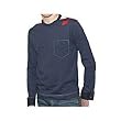 Evisu "Denim double cuff" top