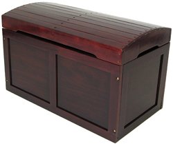 Barrel-Top Toy Chest - Cherry