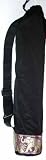 Silver cotton yoga mat bags - MID NIGHT BLACK
