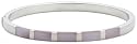 Silver Pink Mother of Pearl Bangle