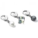 Swatch Bijoux Femme Charm Set Crystal Pearl and Iridescent Cube JMD004-U