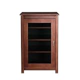 SINGLE-WIDE 5 SHELF AV CABINETMOCHA