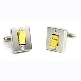 Light Switch Movable Up & Down Cufflinks Cuff Links