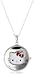 Hello Kitty by Simmons Jewelry Co. Sterling Silver Hello Kitty Locket Pendant Necklace