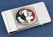 Florida State University Pewter Money Clip NCAA