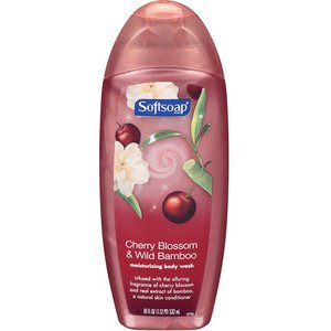 Softsoap Moisturizing Body Wash, Cherry Blossom & Oriental Bamboo, 18 oz