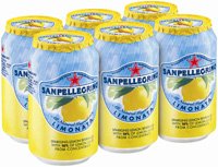 San Pellegrino Limonata, 6 Pack - 11.15 Ounce Cans