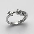 Smooth Cat Band Ring