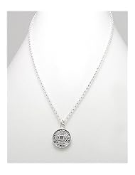 Message Necklace In 92.5 Sterling Silver