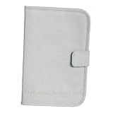 Tuc Tuc Light Grey Baby Passport Holder, Kids Documents Folder. Natural Collection.