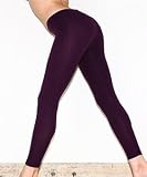 American Apparel 8328 Cotton Spandex Jersey Legging – Eggplant L