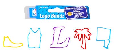 forever collectibles nba los angeles lakers logo bandz  more detail click!