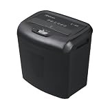 Comet CM-C60 6 Sheet Cross Cut Paper Shredder - Shreds Credit Cards and Staples (3.7 Gallon)