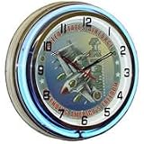 Air Force, Military Neon Clock, Bright Double 18 inch Neon