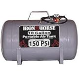 Iron Horse IHCT-10 10-Gallon 150 PSI Max Portable Air Tank