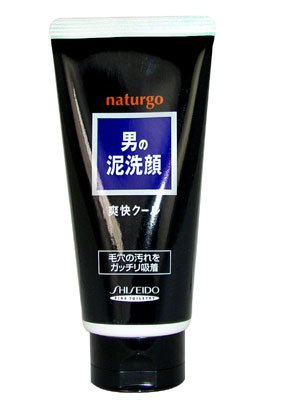 Shiseido Fitit Naturgo MENS Clay Facial Cleansing Foam (Menthol) - 130g/4.6oz.