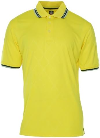 Champion Tour Men's Solid Polo Shirt Vibrant Yellow L
